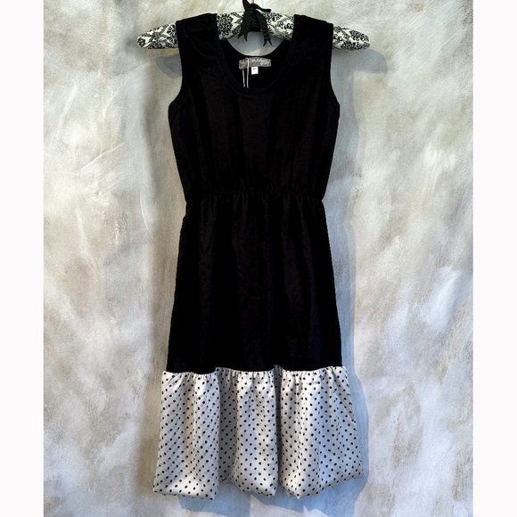 Venera Arapu Girls Other - 🪩Venera Arapu Girls Black and White Polka Dot Dress - 8y